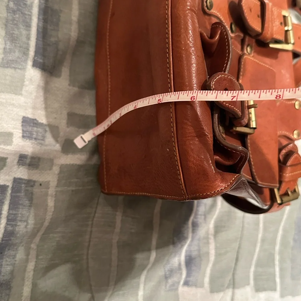 Mulberry Roxanne Oak Darwin Leather Bag